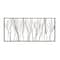 Silver Metal Contemporary Tree Branch Wall Decoration